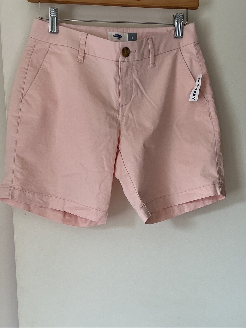 Old Navy Light Pink Chino Bermuda Shorts